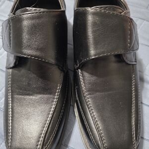 PIONEER Kids Black Dress Shoes